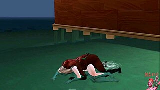 Blonde and Brunette Enjoy a Day on the Beach Together