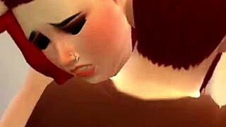 Redhead gets intense cunilingus and fucking, cumming hard in cuckold scene.