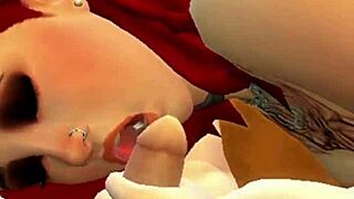 Redhead gets intense cunilingus and fucking, cumming hard in cuckold scene.