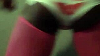 Mature gay man gets off on twerking and toys