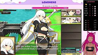 Vtuber Lewdneko moans while playing Evenicle 😘