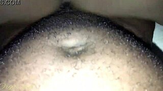 Ghetto girl squirts hard from big black cock in homemade video