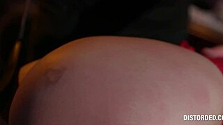 I'm blindfolded in the dungeon, sucking cock deep