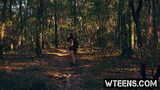 Horny Teen Sally Squirtz Bound In Rough Bondage Action