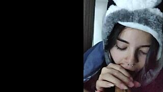 White Wolf OFC - She Can't See Me But Already Wants To Suck The Submissive Teen White Moon.