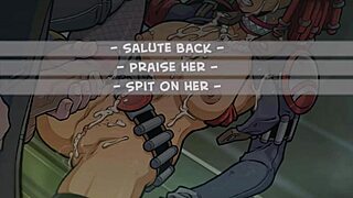 In star channel 34, the big titty redhead reaches orgasm in hentai sex.