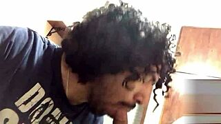 enjoying a tasty oral session with my buddy