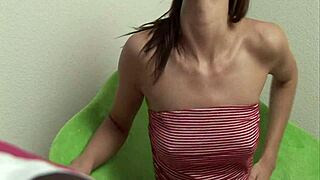 Ada gets teased in softcore solo scene