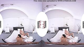 Virtual taboo - tasting my stepdaughter and her blonde bestie in a steamy POV encounter. They drive me wild!