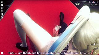 Asian amateur stimulates her big ass anal hole with fingers. She moans as she fucks herself deeply.