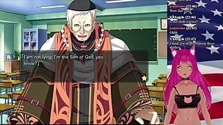 I watch Vtuber LewdNeko play My Girlfriend Is The President Part 6