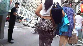 Spandex tight on that curvy ass in 720p