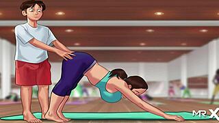 Summertime saga episode with more yoga practice