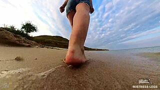 follow my wrinkled barefoot feet along the sandy beach this summer.