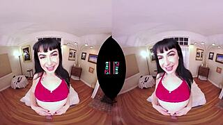 Vrhush Siouxsie Q Masturbating with Dildo in POV VR