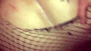 blonde pawg bent over for doggy fucking in british style