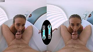 Wetvr浴室偷窥灌满继妹VR视角