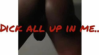 I can't believe that black shemale is pounding me so hard, it's making me moan.