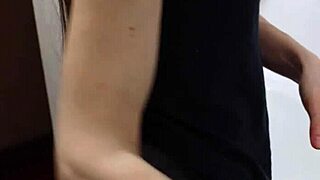 My husband fucks me in the ass in the bathroom and cums in my mouth