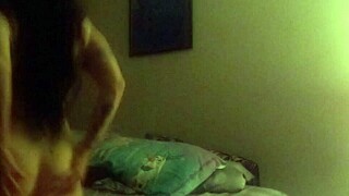 I'm giving my husband a good ride on my big tattooed ass