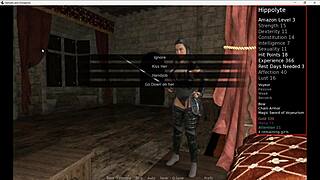 Amateur game with big boobs and creampie in Damsels and dungeons