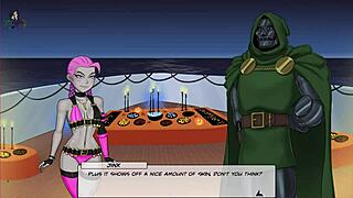Unlimited pleasure: A steamy threesome with a superhero