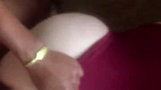 Hey, check out this thick redhead taking big black cock doggystyle rough!