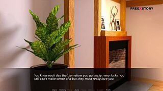 46- dusklight manor - threesome sex between lola audrey and john including lesbian sex