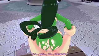 Tsuyu Asui Has Sex in Park POV Boku No Hero
