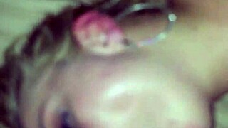 Does this blonde teen gag on huge cock?