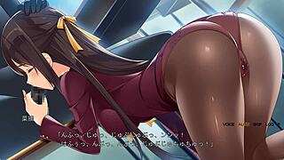 what's hidden in chikan ochi with counselor meika and natumi in episode 01?