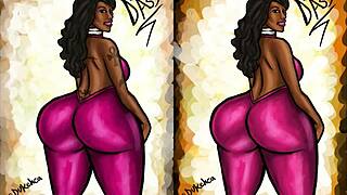 hey, check this thick cherokee d ass illustration, so curvy!