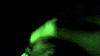 Shemale with big cock performs cumshot with sounding in a wild scene.