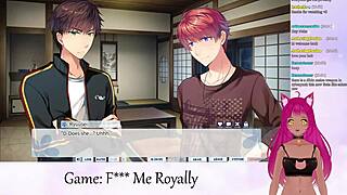 Vtuber Plays 'Fuck Me Royally' Part 1 With Kissing And Hentai.