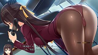 what's hidden in chikan ochi with counselor meika and natumi in episode 01?