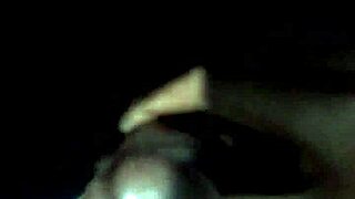 Shemale with big cock performs cumshot with sounding in a wild scene.