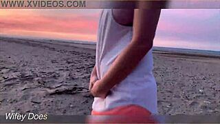 check out those sunset flashing tits