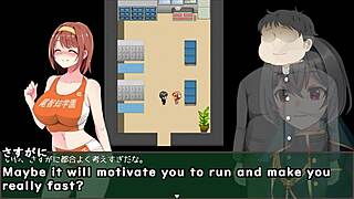 Hypno Pencil Trial! Big Tits Crossdressing In Anime Hentai Game!