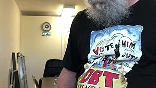 horny mature amateurs masturbate shaved pussies to orgasm and cumshot.