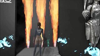 嘿，看看这个Fallout 4 运动时尚点燃动漫场景！