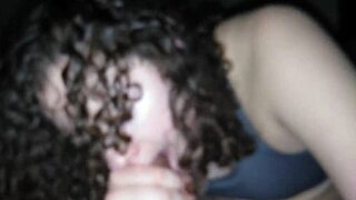 Is amazon sucking big black cock?