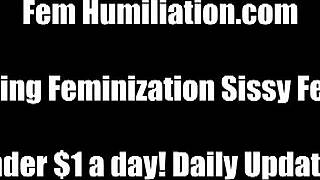 You'll be the perfect sissy slave in lingerie