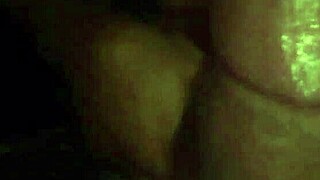 ebony babe gets a nice facial from black cock