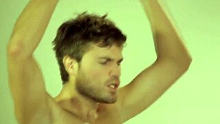 Lovers Participate with Exercises in Workout, Getting Massage and Engaging in Gay Activities Together in the Gym Room