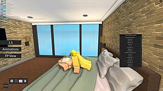 Roblox game character indulges in sexual desires uncontrollably