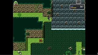 Yuka relaxes in onsen with huge tits in hentai game