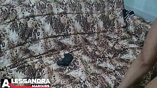 Alessandra Marques Craves Tony Tigrão During Gaming