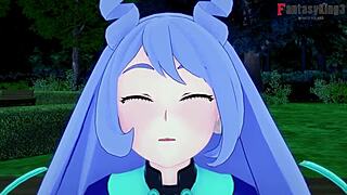 nejire hado says come fuck me in the park from boku no hero