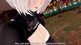 2b is practicing, but i interrupt to fuck her pov in nier automata?