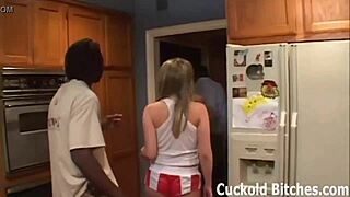 Lick My Boyfriend's Cum Right After He Fucks Me